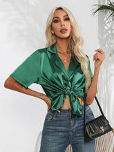 Load image into Gallery viewer, Button Up Collared Neck Shirt