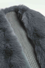 Load image into Gallery viewer, Striped Fringe Detail Long Sleeve Poncho