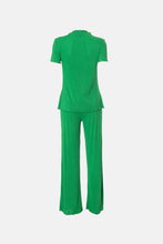 Load image into Gallery viewer, Ribbed Mock Neck Top and Pants Set