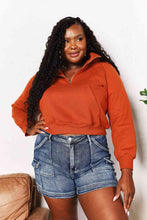 Load image into Gallery viewer, Double Take Half-Zip Long Sleeve Hoodie