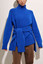 Load image into Gallery viewer, Turtle Neck Raglan Sleeve Sweater