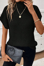 Load image into Gallery viewer, Turtleneck Short Sleeve Sweater