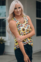 Load image into Gallery viewer, Sunflower Scoop Neck Tank