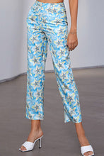 Load image into Gallery viewer, Star Print Ankle-Length Pants with Pockets