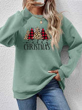 Load image into Gallery viewer, MERRY CHRISTMAS Round Neck Long Sleeve Sweatshirt