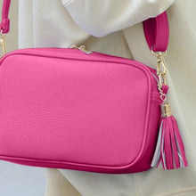 Load image into Gallery viewer, Tassel PU Leather Crossbody Bag