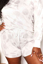 Load image into Gallery viewer, Double Take Floral Long Sleeve Top and Shorts Loungewear Set
