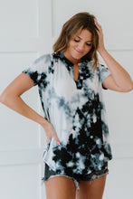 Load image into Gallery viewer, Sew In Love Abstract Print Art Full Size Run Printed Notched Tee
