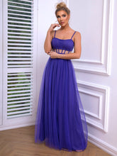 Load image into Gallery viewer, Mesh Spaghetti Strap Maxi Dress