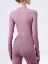 Load image into Gallery viewer, Round Neck Long Sleeve Active T-Shirt