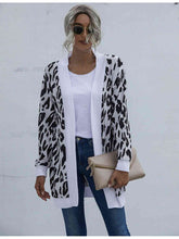 Load image into Gallery viewer, Leopard Open Front Cardigan