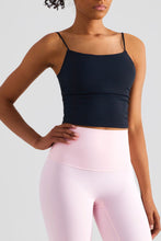 Load image into Gallery viewer, Gathered Detail Cropped Sports Cami