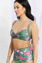 Load image into Gallery viewer, Marina West Swim Take A Dip Twist High-Rise Bikini in Sage