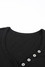 Load image into Gallery viewer, Buttoned Short Sleeve Tee Shirt