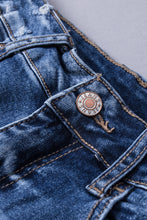 Load image into Gallery viewer, Distressed Flared Jeans with Pockets