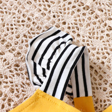 Load image into Gallery viewer, Striped Crisscross Square Neck Jumpsuit