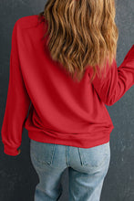 Load image into Gallery viewer, Round Neck Dropped Shoulder Sweatshirt