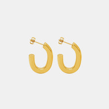 Load image into Gallery viewer, Titanium Steel Gold-Plated Earrings