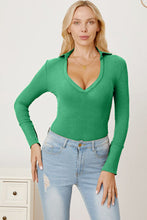 Load image into Gallery viewer, V-Neck Long Sleeve Bodysuit