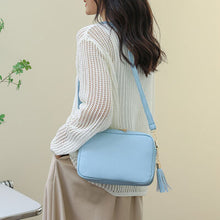 Load image into Gallery viewer, Tassel PU Leather Crossbody Bag