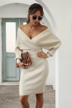 Load image into Gallery viewer, Dolman Sleeve Rib-Knit Top and Skirt Set