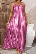 Load image into Gallery viewer, Tie-Dye Spaghetti Strap Maxi Dress