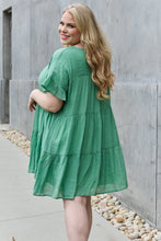 Load image into Gallery viewer, HEYSON Sweet As Can Be Full Size Textured Woven Babydoll Dress