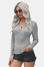 Load image into Gallery viewer, Button Up Long Sleeve Top