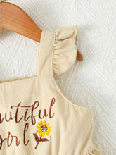 Load image into Gallery viewer, BEAUTIFUL GIRL Embroidered Graphic Square Neck Dress