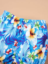 Load image into Gallery viewer, Baby Girl One-Shoulder Ruffled Top and Floral Shorts Set