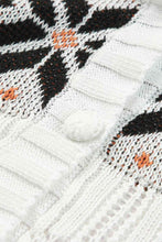 Load image into Gallery viewer, Geometric V-Neck Button Down Cardigan