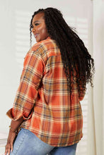 Load image into Gallery viewer, Double Take Plaid Dropped Shoulder Shirt