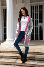 Load image into Gallery viewer, Open Front Long Sleeve Hooded Cardigan