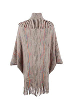 Load image into Gallery viewer, Fringe Detail Printed Poncho