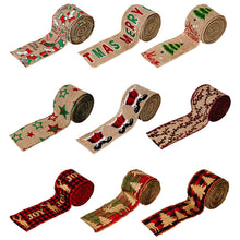 Load image into Gallery viewer, Christmas Polyester Ribbon