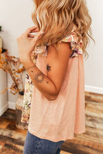 Load image into Gallery viewer, Ruffled Floral Square Neck Blouse