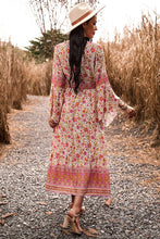 Load image into Gallery viewer, Bohemian Surplice Neck Slit Dress