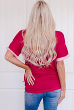 Load image into Gallery viewer, Leopard Color Block Tee Shirt