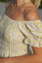 Load image into Gallery viewer, Floral Flounce Sleeve Off-Shoulder Dress