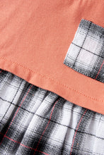 Load image into Gallery viewer, Girls Ruffle Collar Two Tone Dress