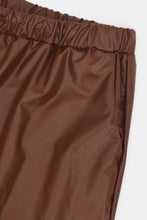 Load image into Gallery viewer, Plus Size Puff Sleeve Spliced Top and Drawstring Waist Joggers Set