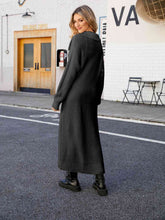 Load image into Gallery viewer, Full Size Collared Open Front Duster Cardigan