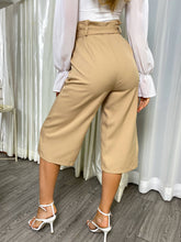 Load image into Gallery viewer, Belted Paperbag Wide Leg Pants