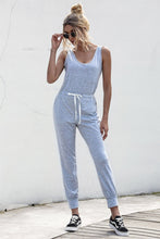 Load image into Gallery viewer, Knot Sleeveless Waist Jumpsuit