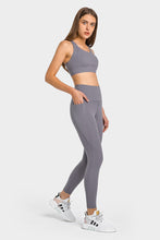 Load image into Gallery viewer, High Waist Ankle-Length Yoga Leggings with Pockets