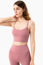 Load image into Gallery viewer, Breathable Racerback Halter Neck Sports Bra