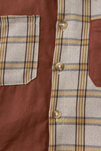 Load image into Gallery viewer, Baby Splicing Plaid Pocketed Jacket