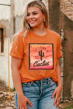 Load image into Gallery viewer, Go Climb A Cactus Slogan Graphic Tee Shirt