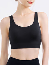 Load image into Gallery viewer, Scoop Neck Wide Strap Active Bra