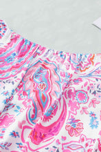 Load image into Gallery viewer, Paisley Print Short Sleeve Blouse